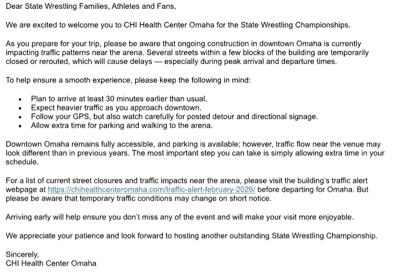 State Wrestling NSAA