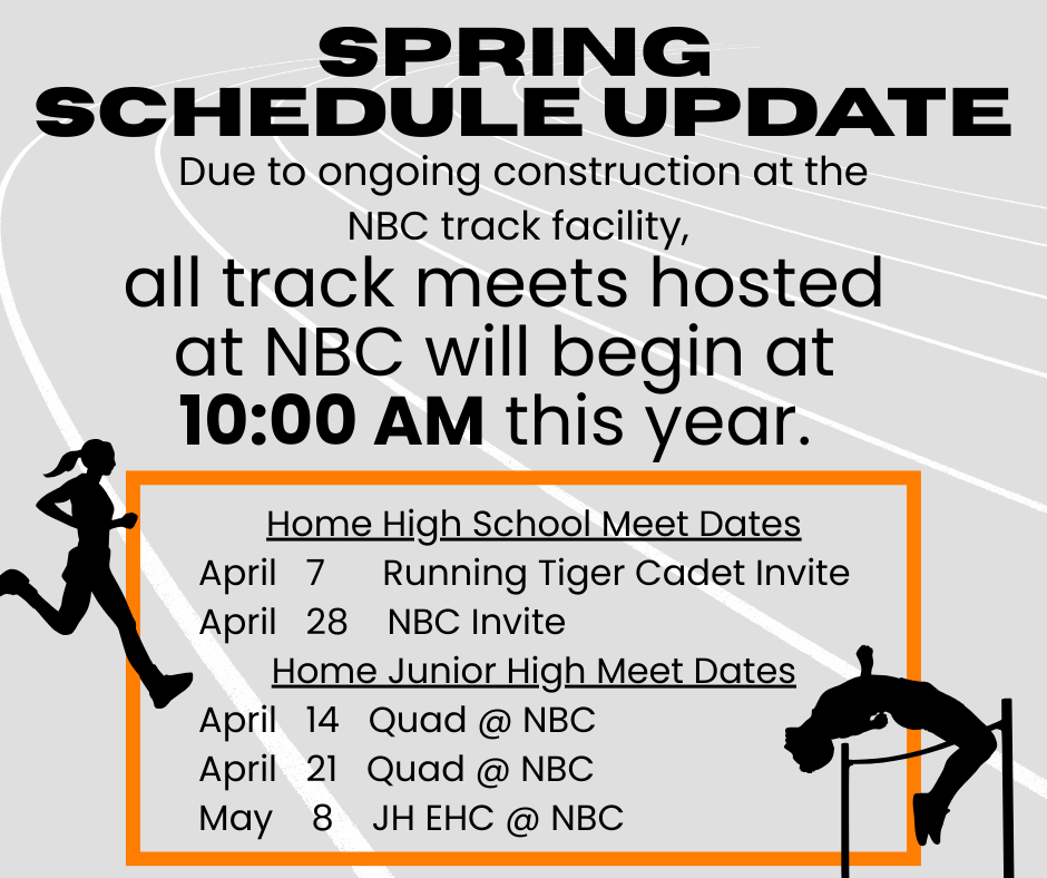 Spring schedule update