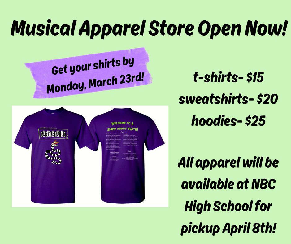 Musical Apparel Store Open Now! (1)