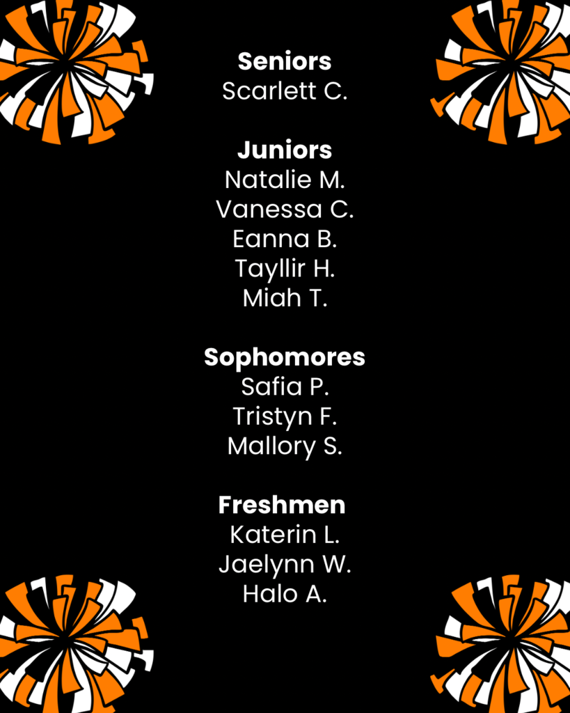 2026-2027 Cheer Team