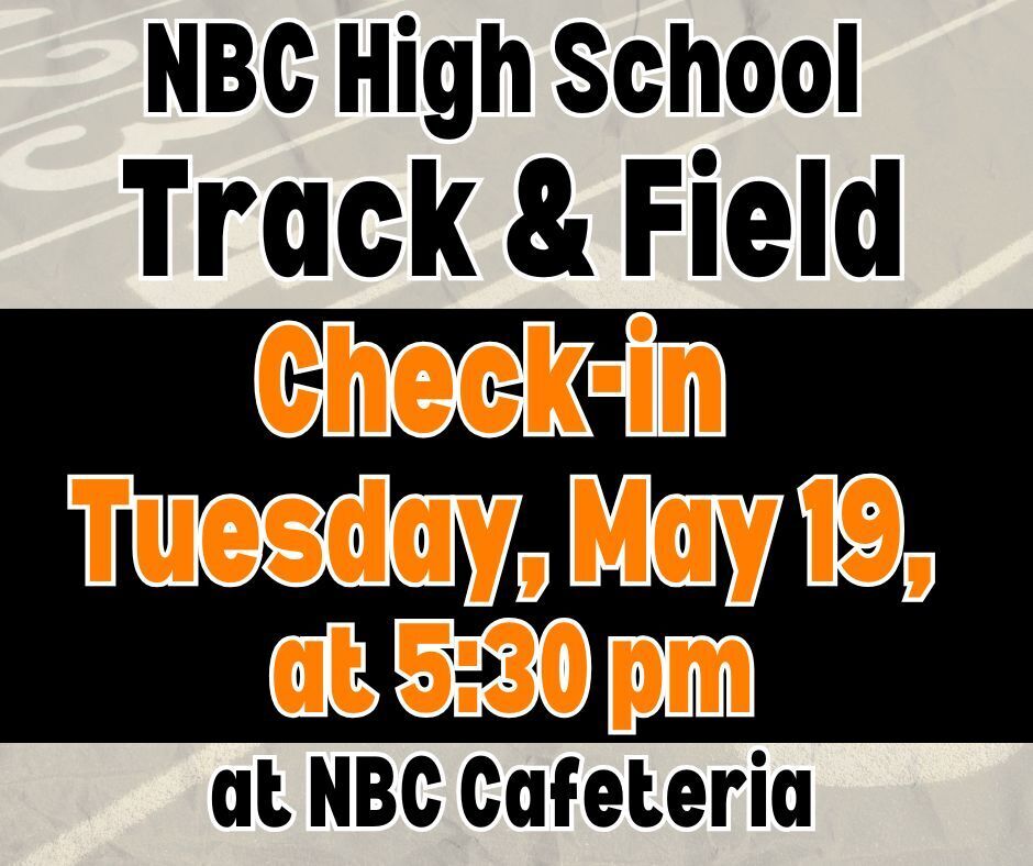 Track Check In Tuesday