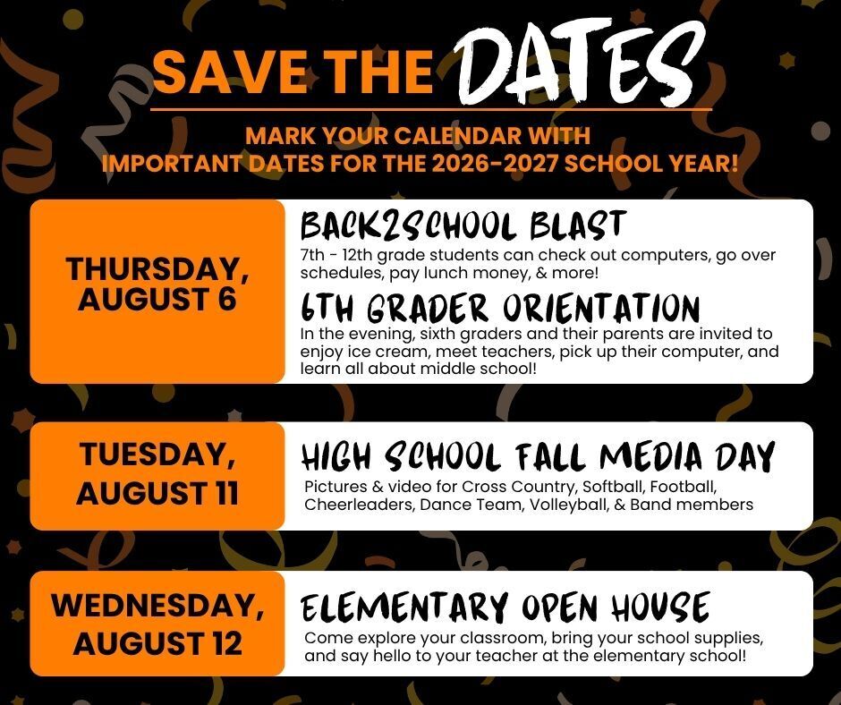 Save the Dates