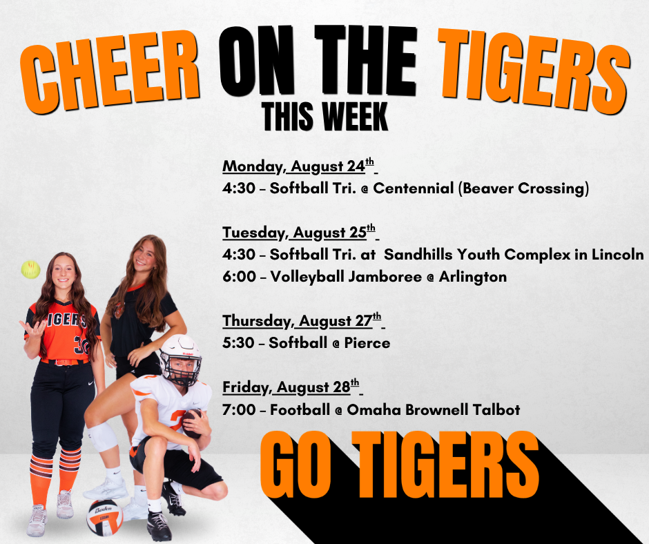 Cheer Tigers This Week