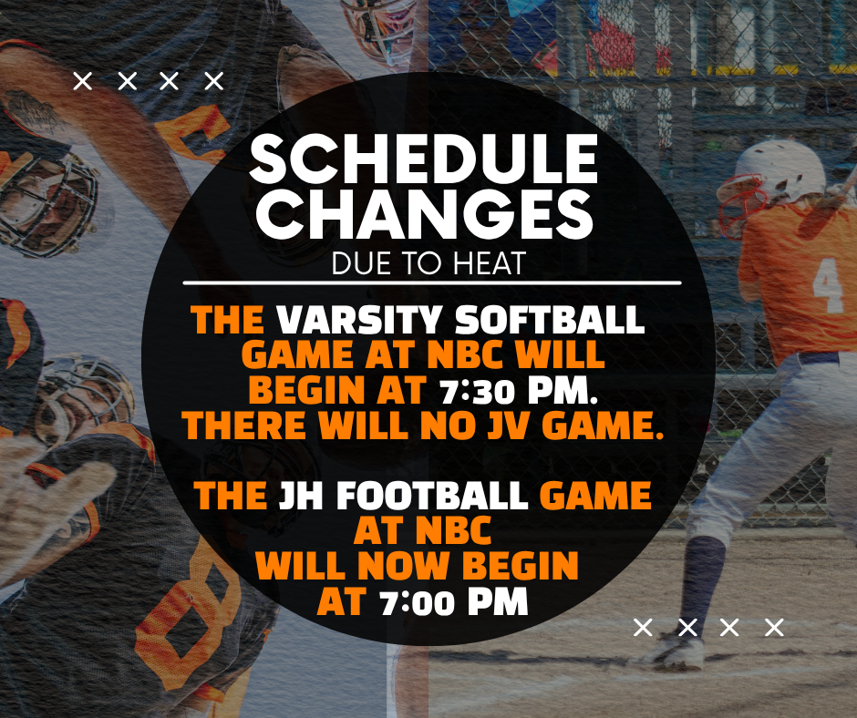 Schedule change