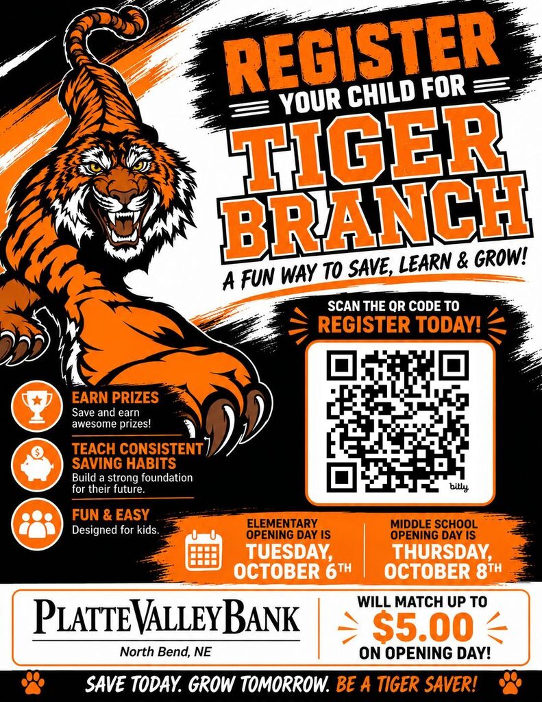 Tiger Branch Opening Week