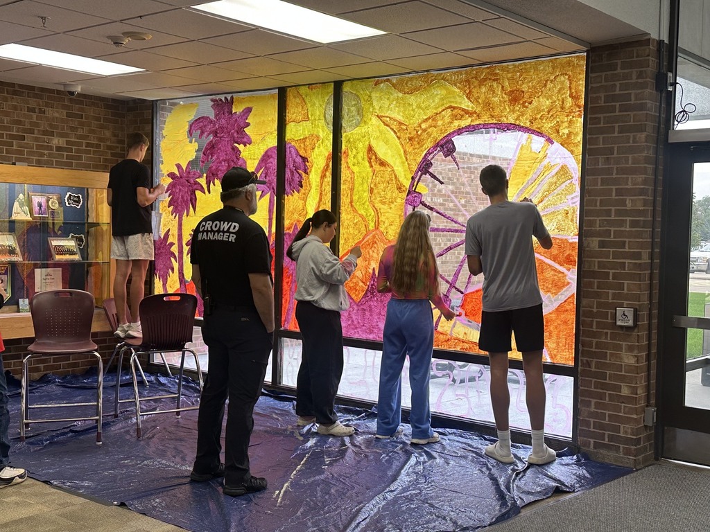 HOCO Window Mural 