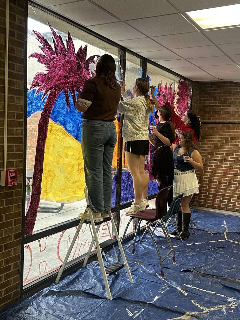 HOCO Window Mural 
