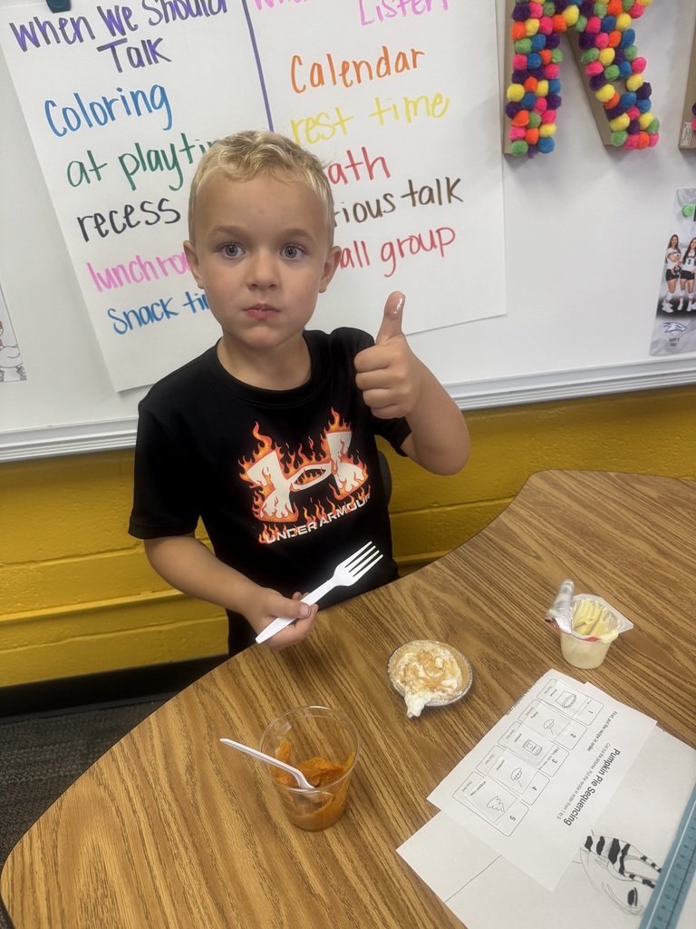 Kindergarten Pumpkin Pie