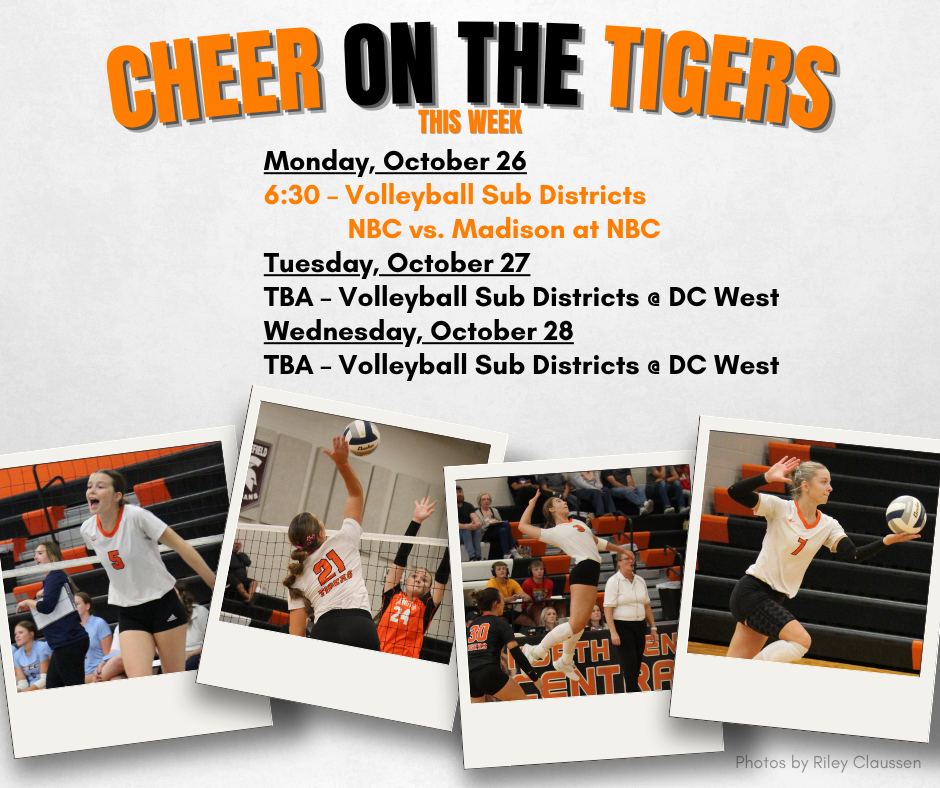 Cheer on the Tigers this Week