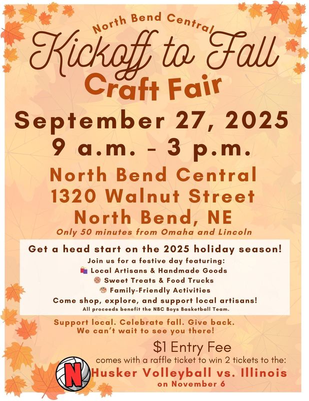 NBC Craft Fair Details