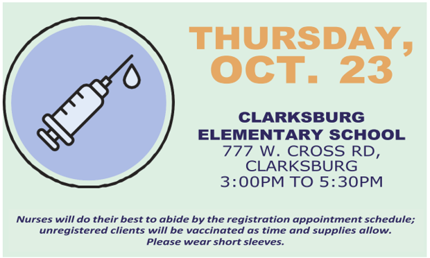 vaccine clinic flyer