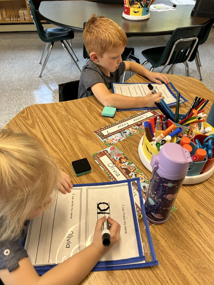 Writing names!