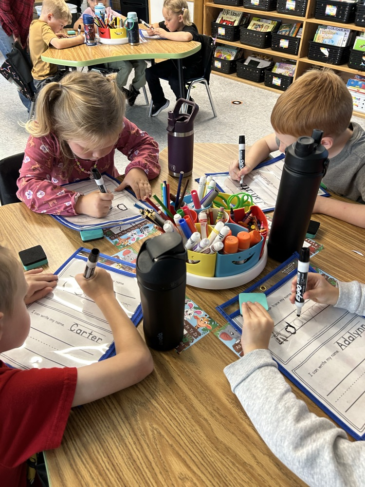 Writing names!