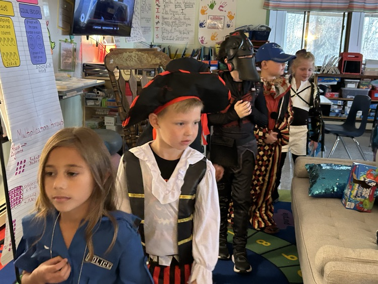 Parade through the school