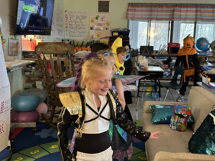 Parade through the school