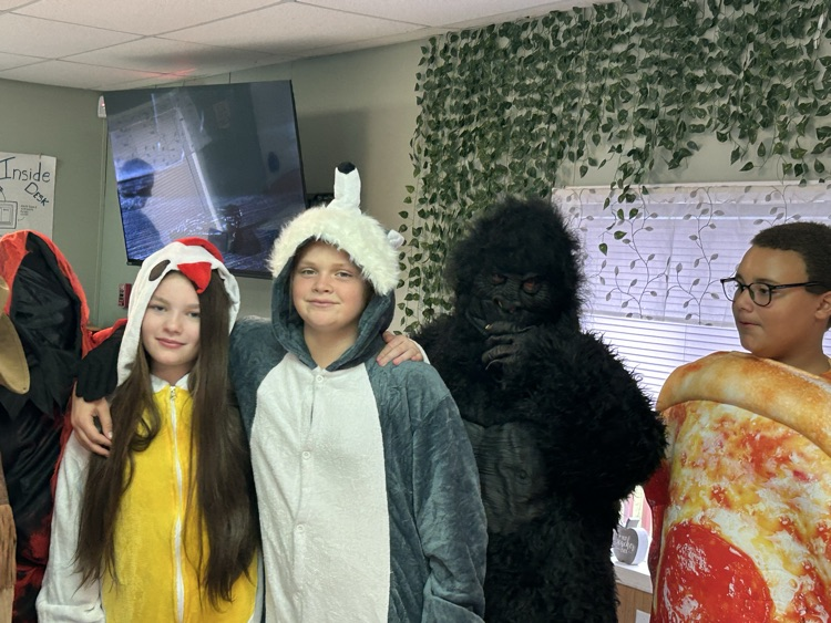 Parade through the school