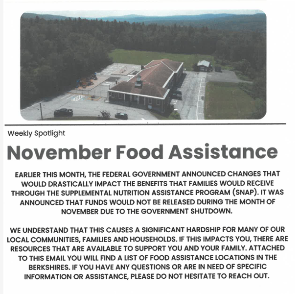 November Food Assistance