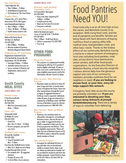 Last page of food resources