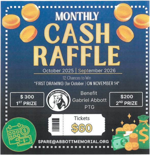 Monthly Cash Raffle
