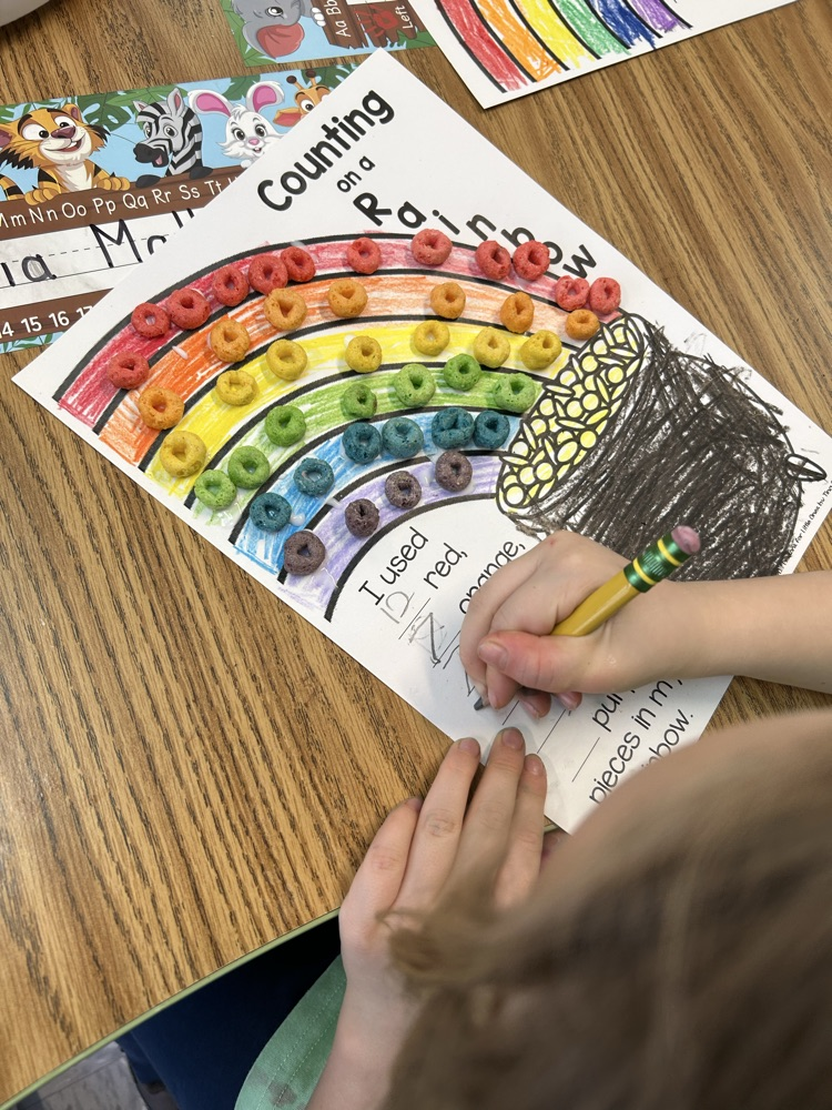 Counting on a Rainbow activity