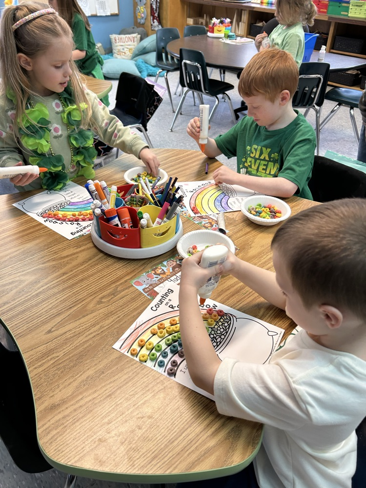 Counting on a Rainbow activity