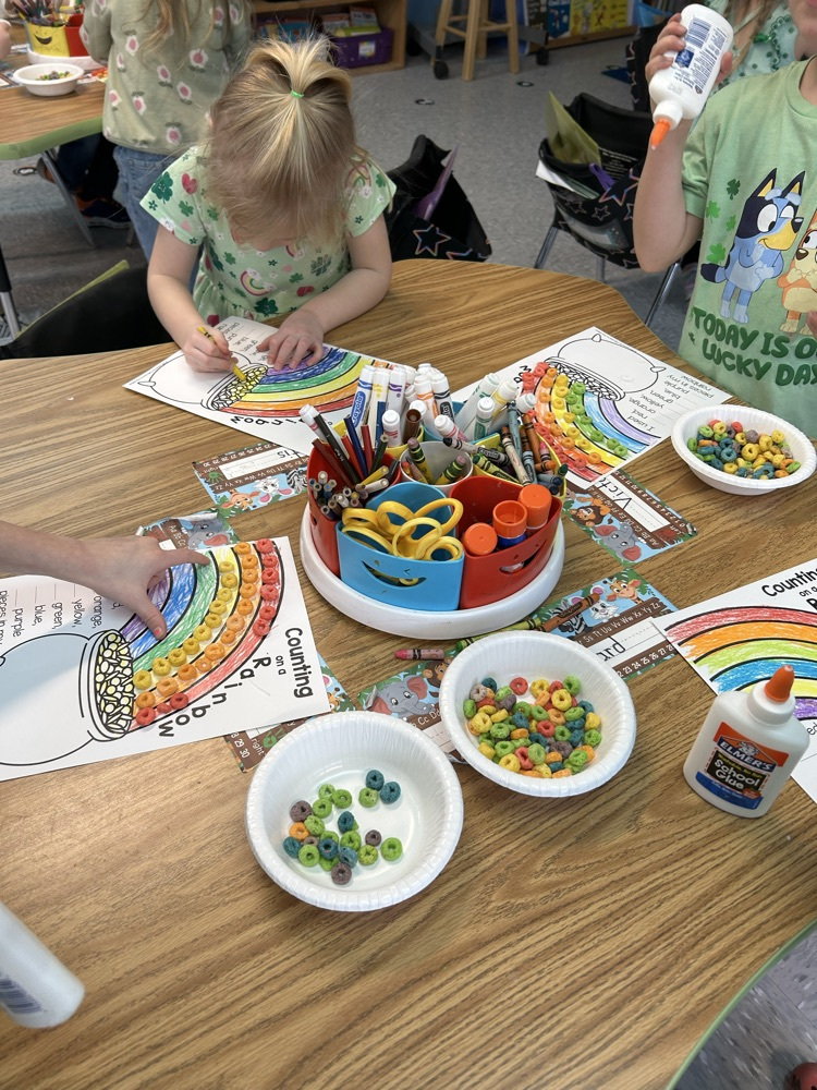 Counting on a Rainbow activity