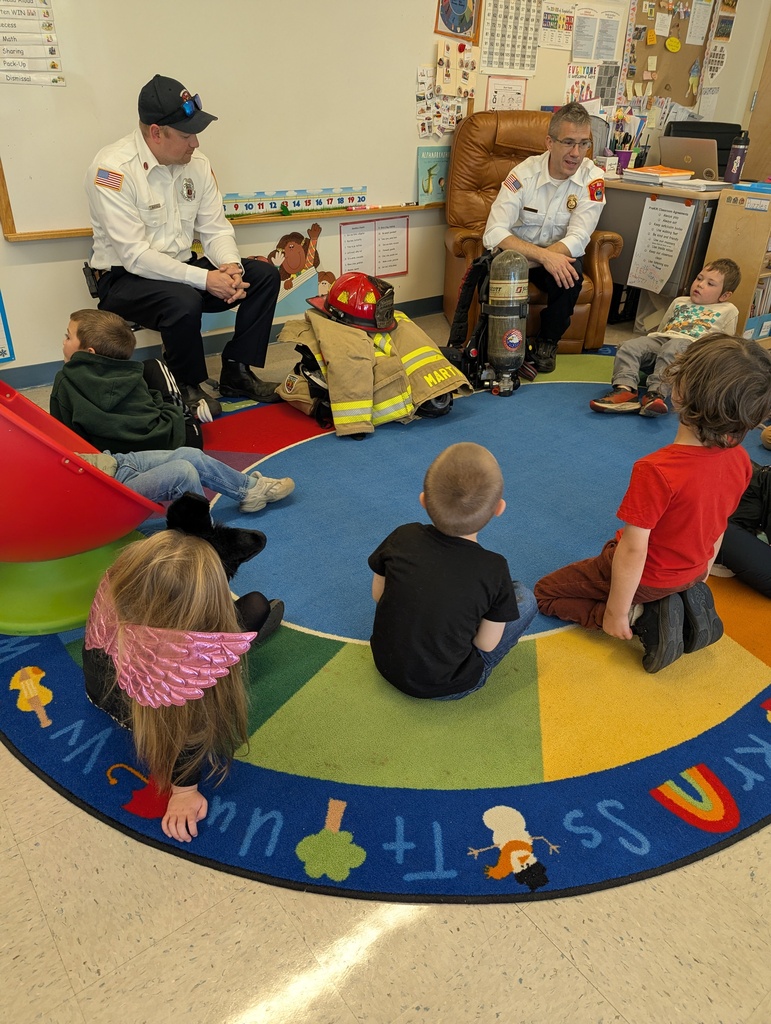 visit from Fire Department 