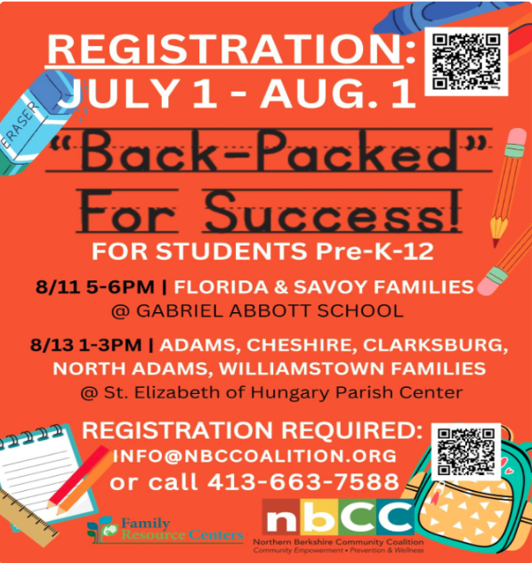 back packed for success for students pk - 12 flyer