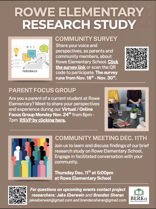 Rowe Elementary Research Study