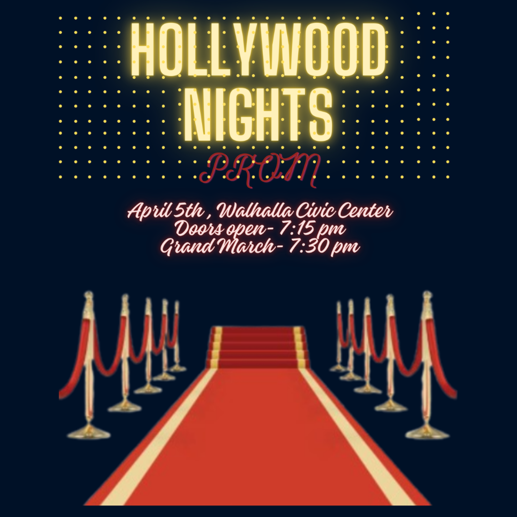 REMINDER: Prom is this Saturday in Walhalla!