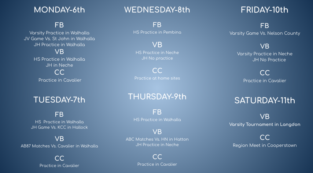 Weekly Events