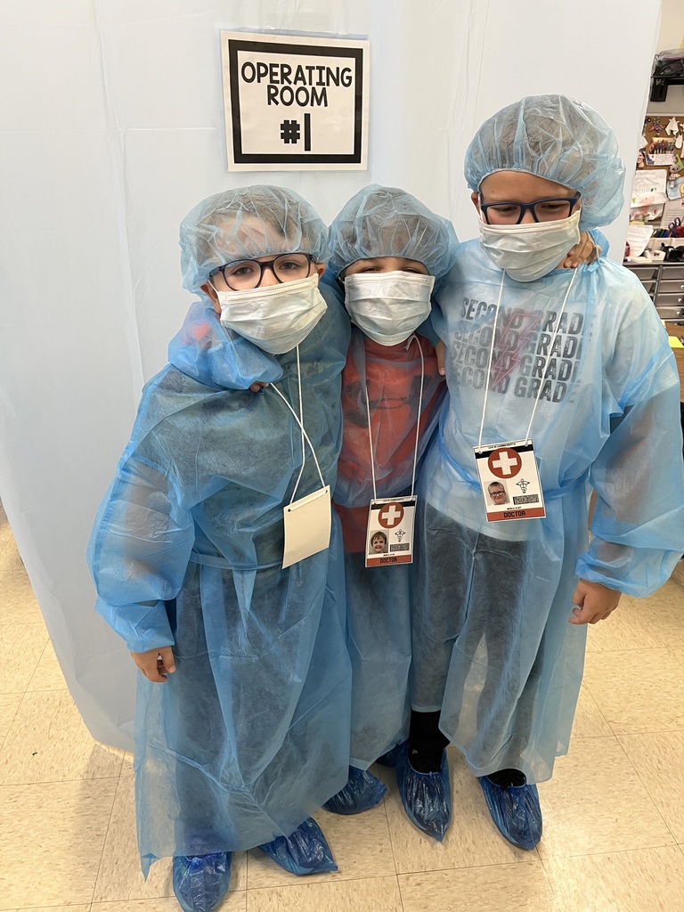 2nd graders all dressed up for compound word surgery!