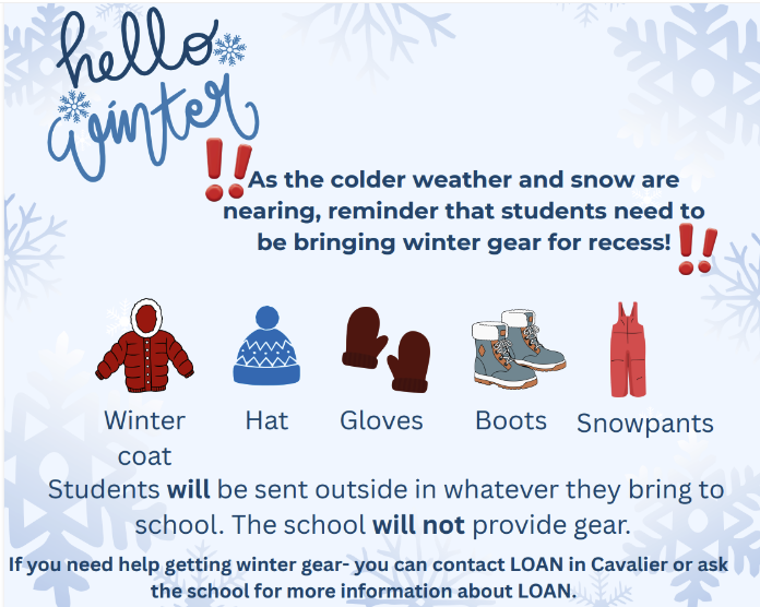 Winter Gear Reminder