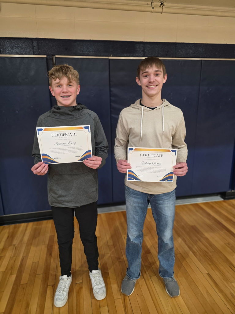 Walhalla January Students of the Month