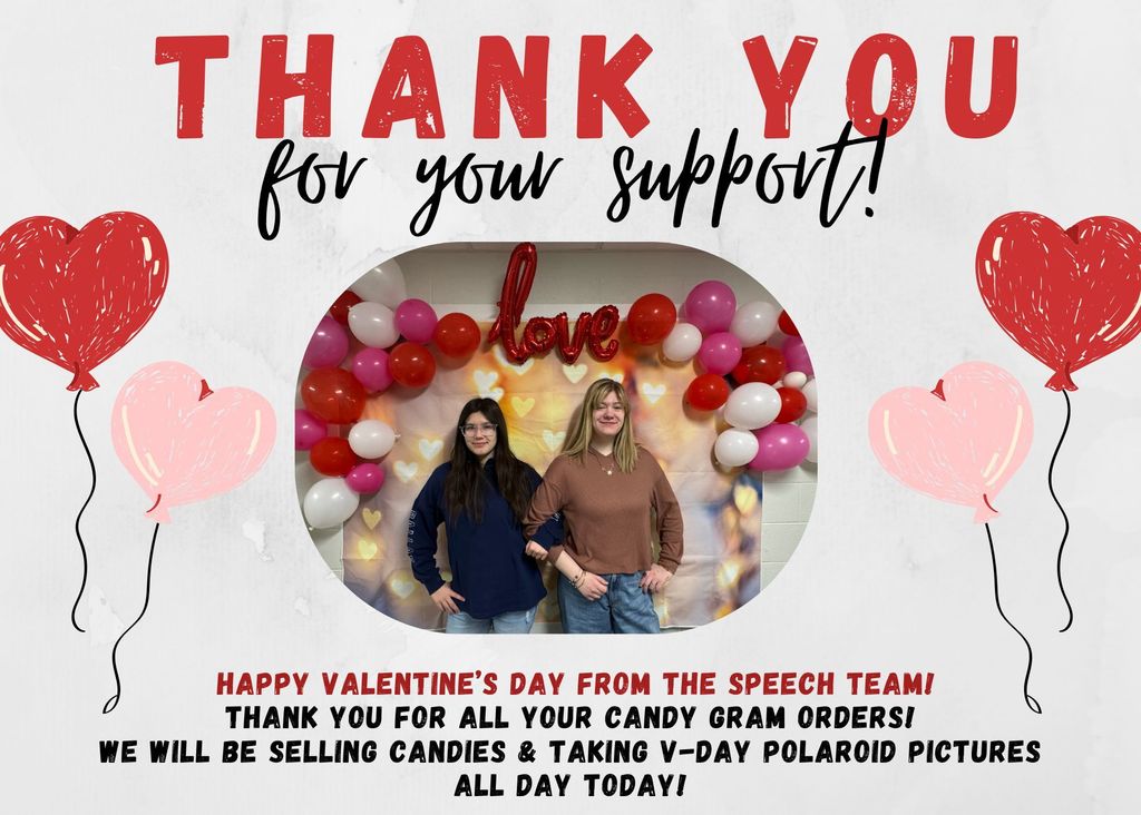 North Border Walhalla Speech Team: Valentine's Fundraiser 