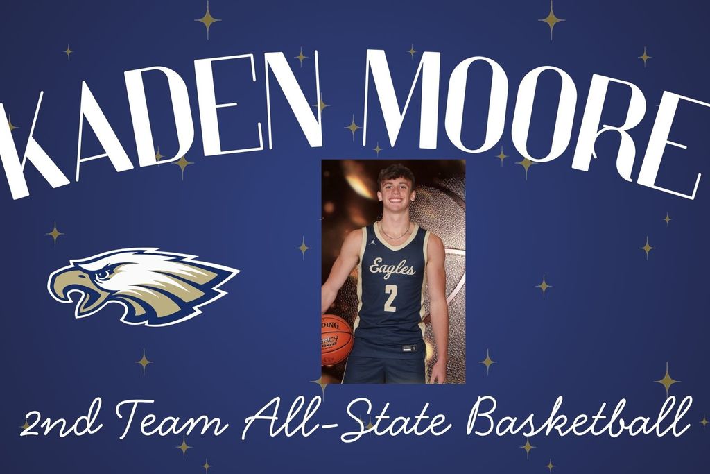 Congratulations to Kaden Moore for making 2nd Team All State!