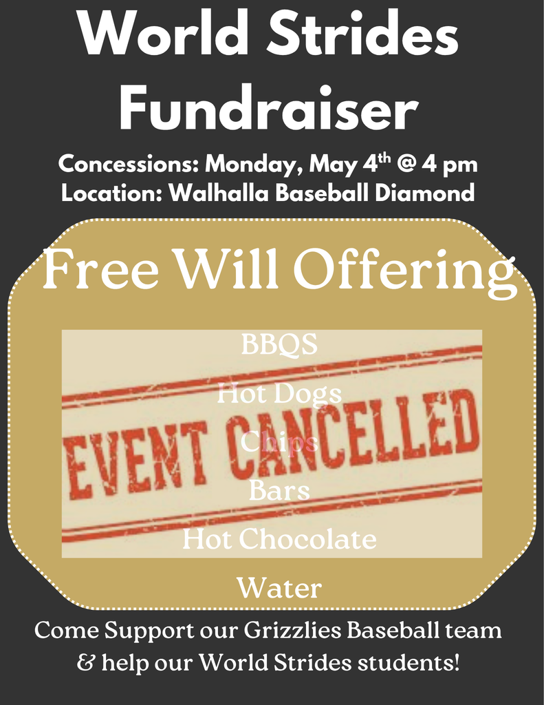 Event Canceled