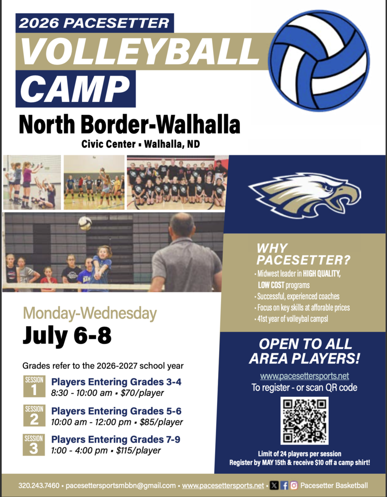 Pace Setter Volleyball Camp!