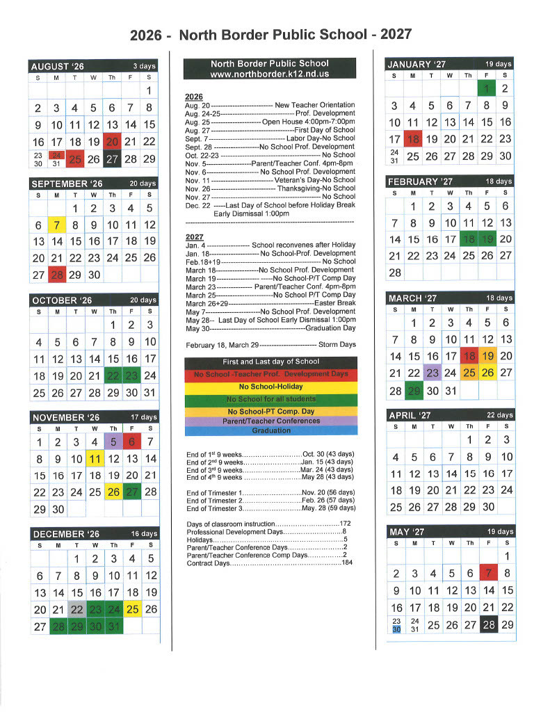26-27 school calendar