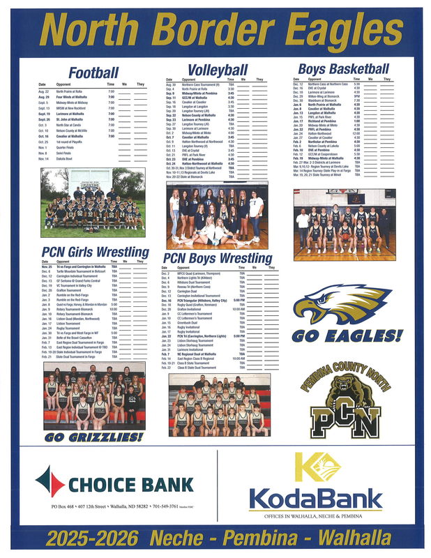 Eagles Sports Calendar