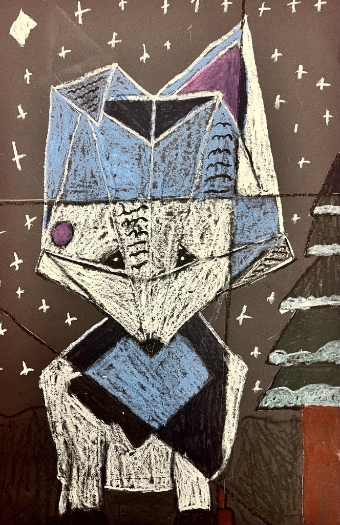 Geometric Animal drawing