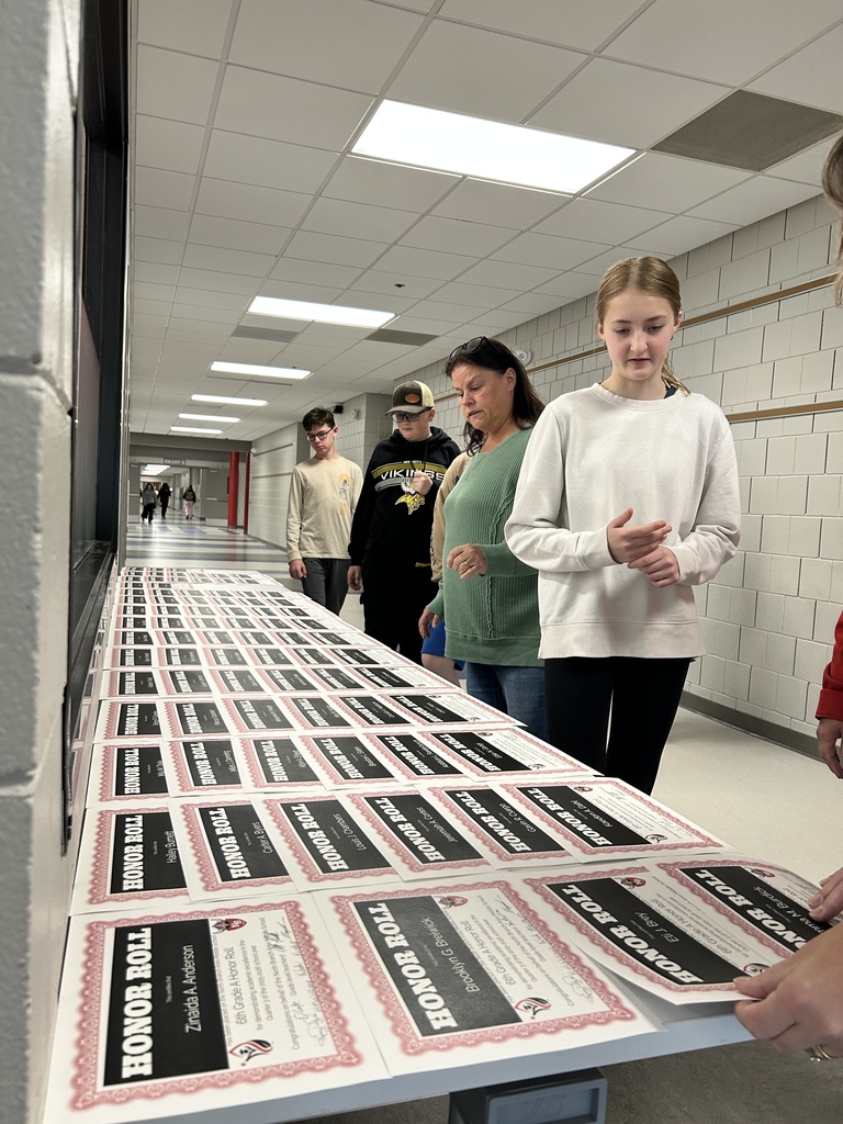 6th grade honor roll