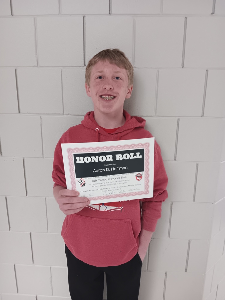 8th grade honor roll