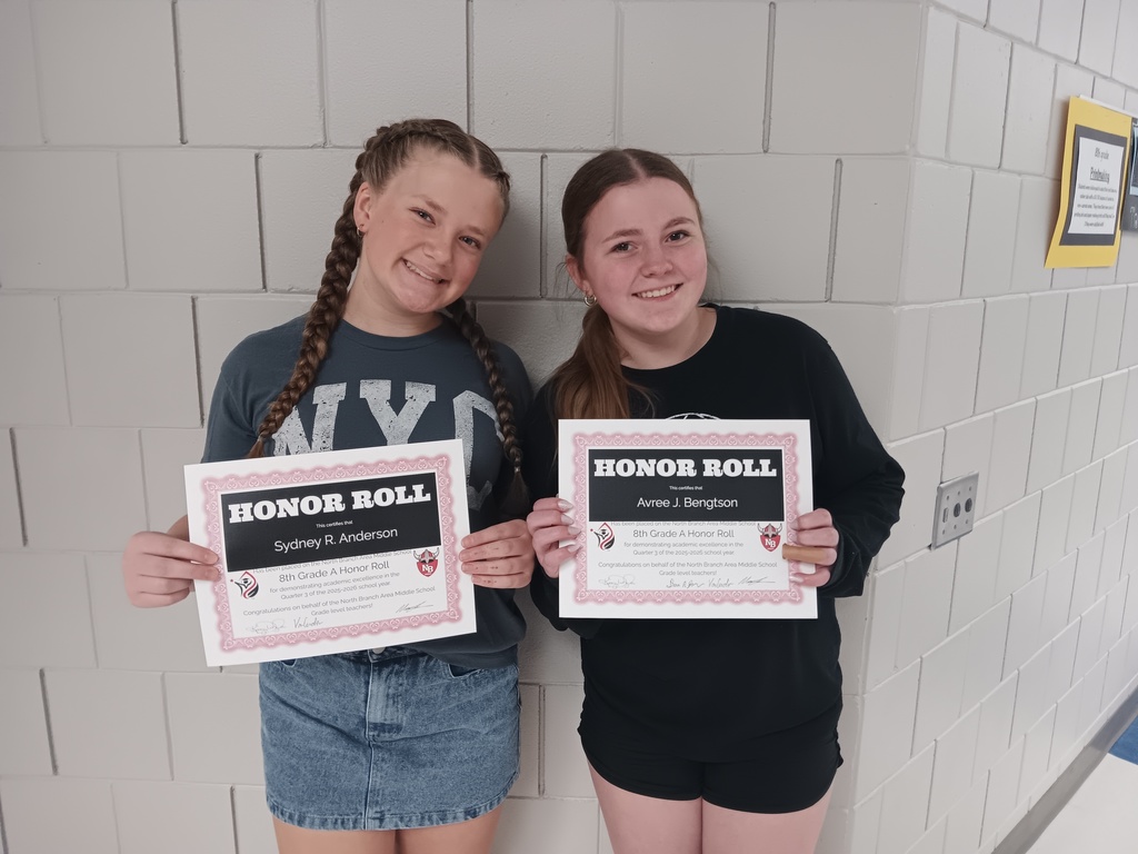 8th grade honor roll