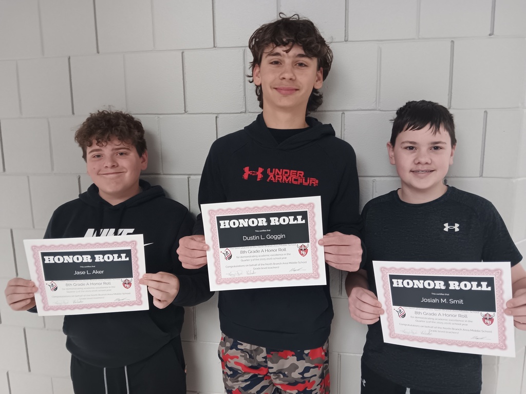 8th grade honor roll
