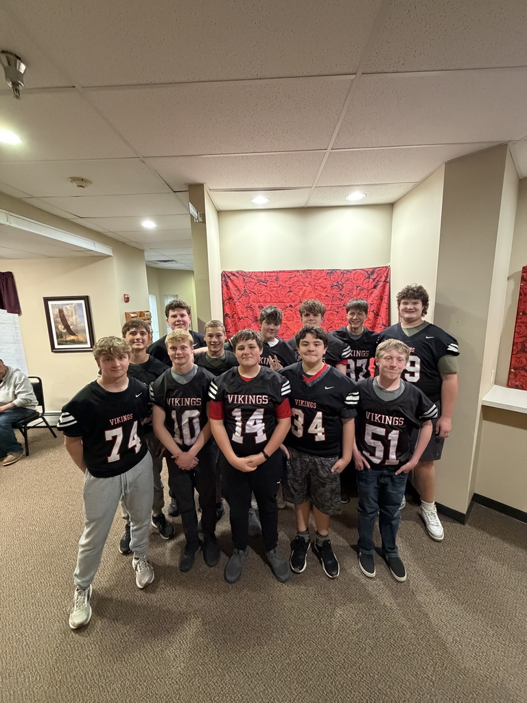 Viking football helping out