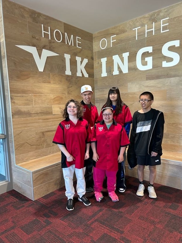 adapted bowling team