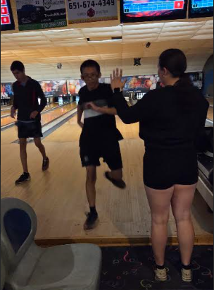 adapted bowling team