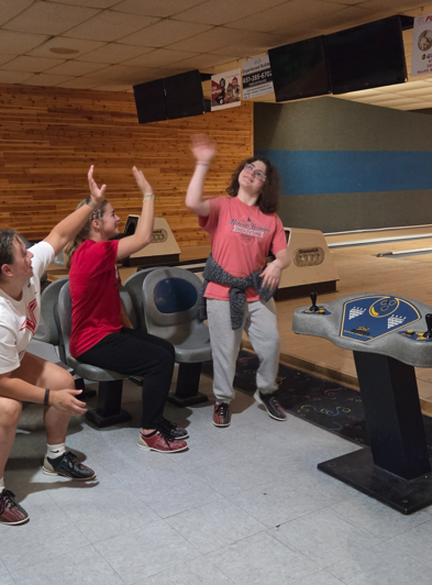 adapted bowling team