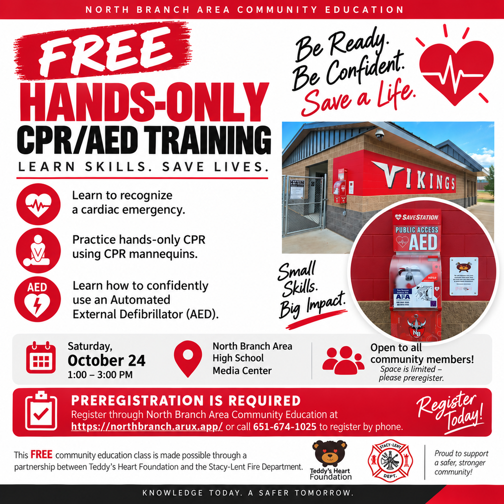 CPR Training Flyer